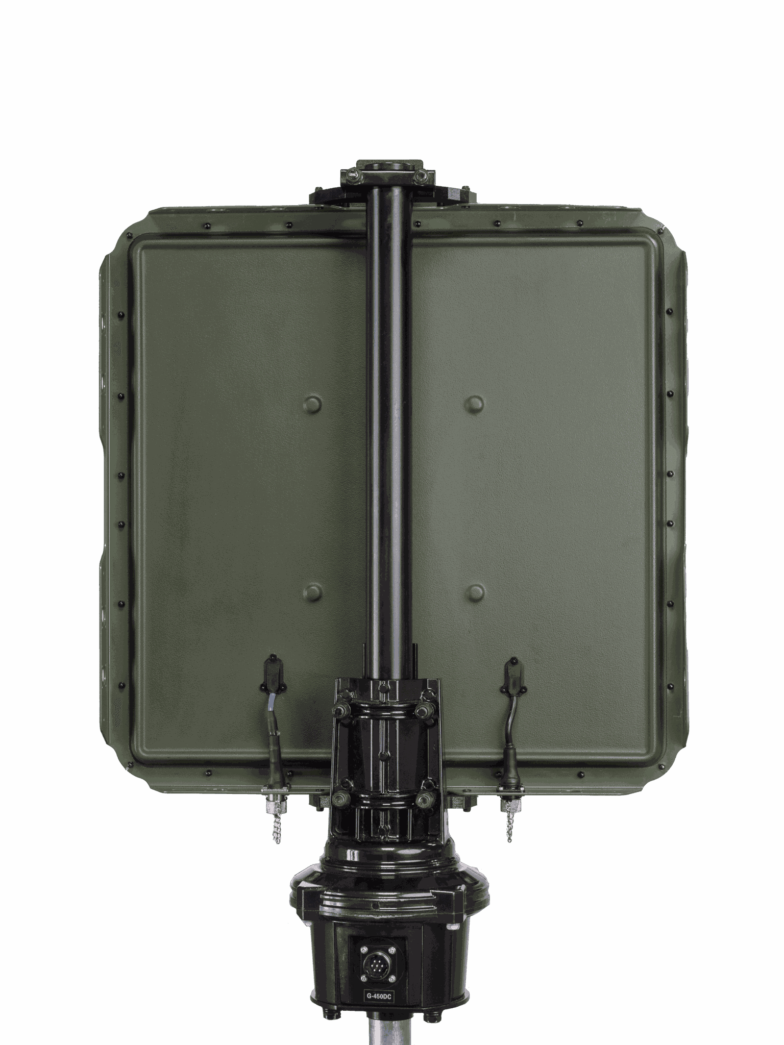 COBRA XL-V 24 remote antenna — rear panel and mounting assembly
